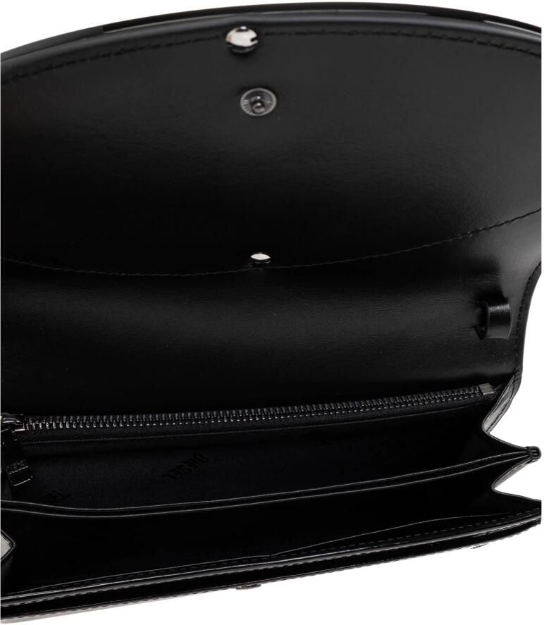 Diesel Crossbody bags Dames Wallet Strap Zwart in zwart - Foto 4