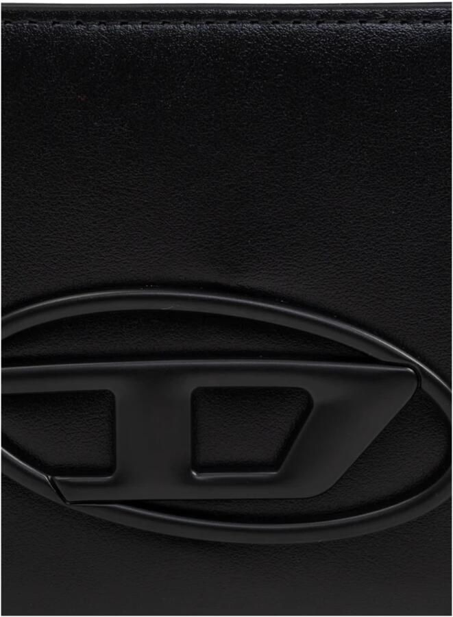 Diesel Zwarte Portemonnees voor Mannen Black Heren