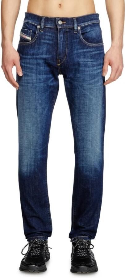 Diesel Blauwe Denim Jeans 5-Pocket Stijl Blue Heren - Foto 11