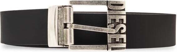 Diesel Omkeerbare Leren Riem voor Heren Black Heren - Foto 4