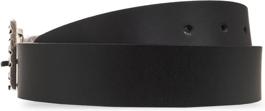 Diesel Omkeerbare Leren Riem voor Heren Black Heren - Foto 3