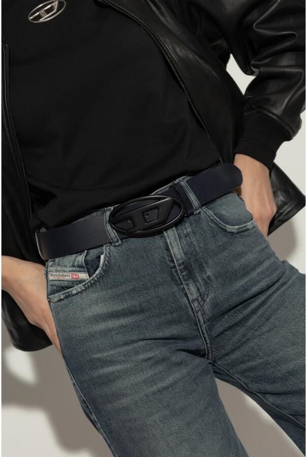 Diesel Riem X08516 P8139 B-1DR-T6083 TOTAL BLACK - Foto 3