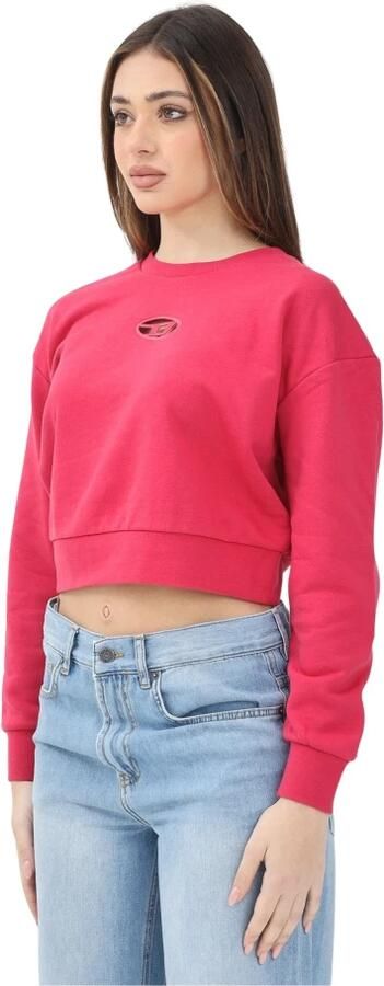 Diesel Rode Aardbei Biologisch Katoenen Trui Red Dames - Foto 3