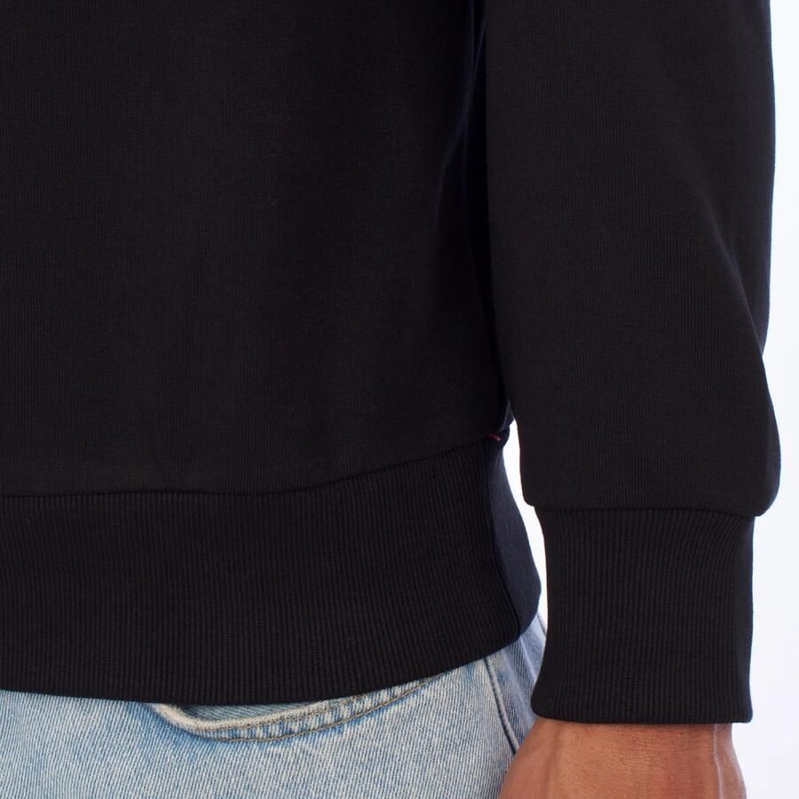 Diesel Ronde Hals Sweater met Tekst Black Heren - Foto 2