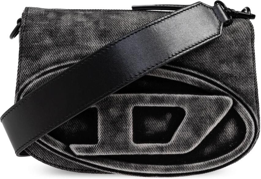 Diesel Business & reistassen Camera Bag 1DR 2.0 Denim Nera in zwart