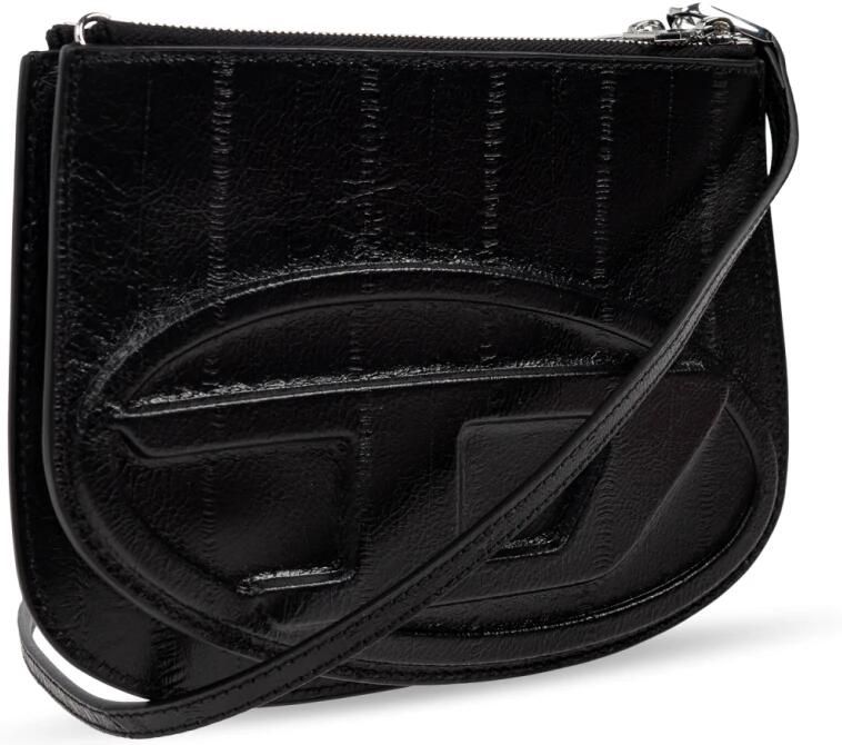Diesel Hobo bags Shoulder Bag With Large Letter Logo in zwart - Foto 5