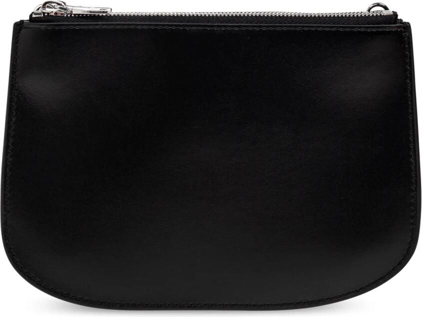 Diesel Hobo bags 1Dr Twin Shoulder Bag Leather Black in zwart - Foto 7