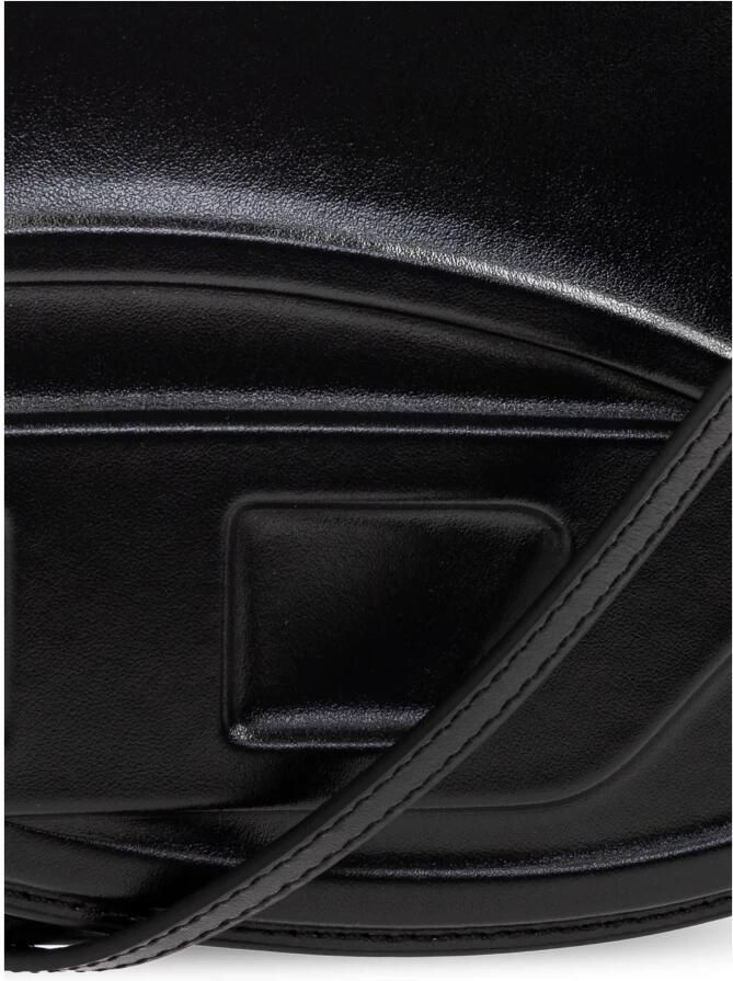 Diesel Hobo bags 1Dr Twin Shoulder Bag Leather Black in zwart - Foto 5