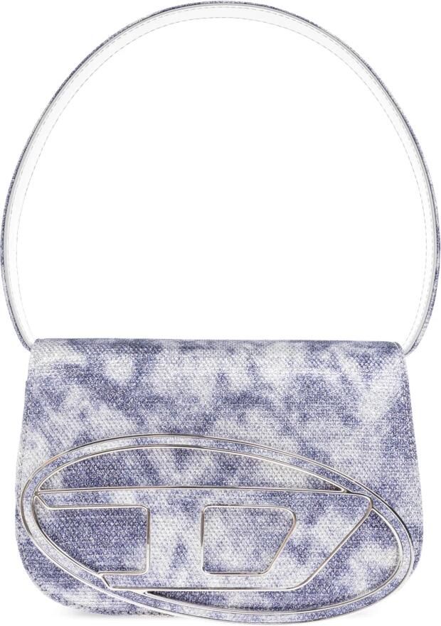 Diesel Crossbody bags 1Dr Glitter Print Blu in blauw
