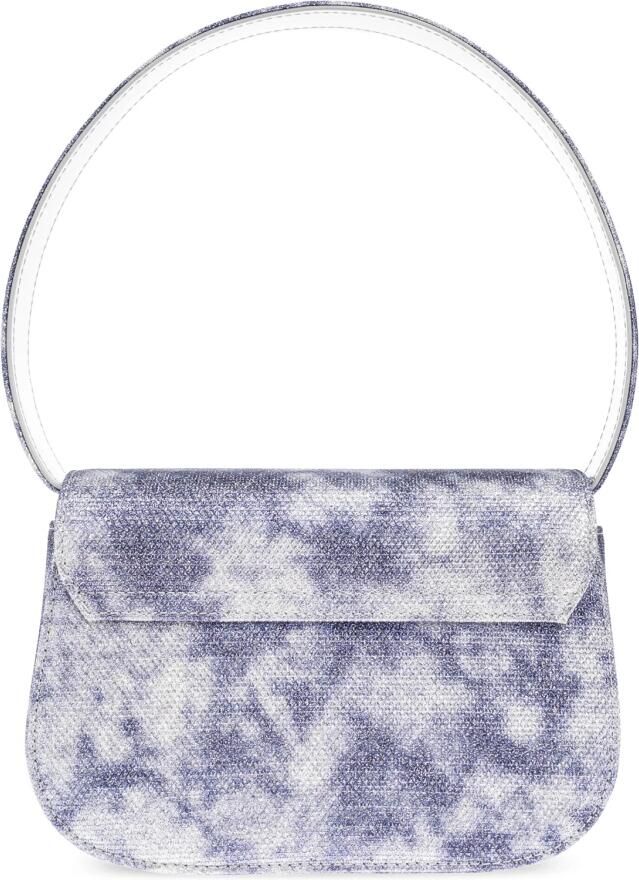 Diesel Crossbody bags 1Dr Glitter Print Blu in blauw - Foto 3