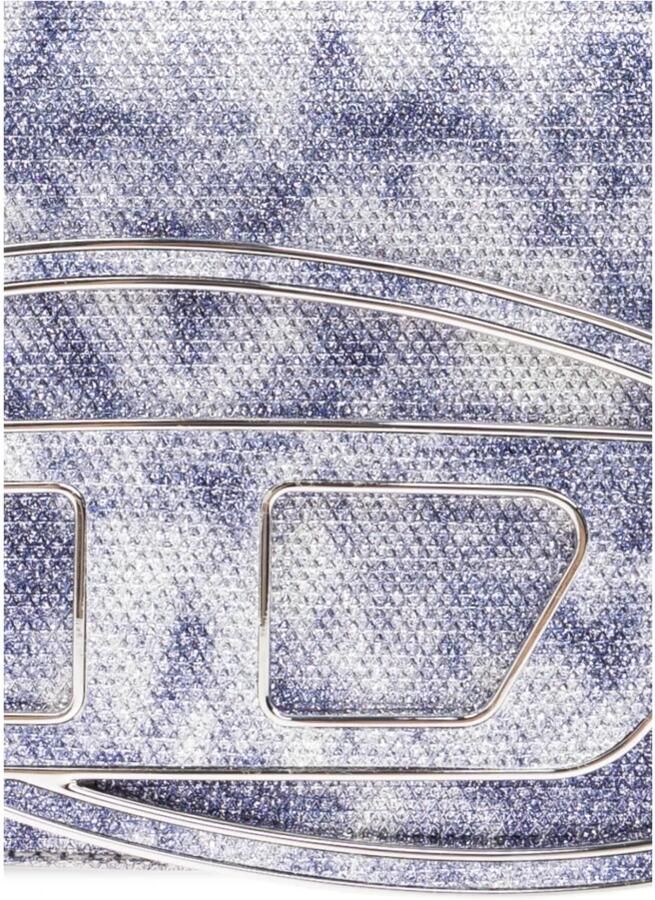 Diesel Crossbody bags 1Dr Glitter Print Blu in blauw - Foto 2