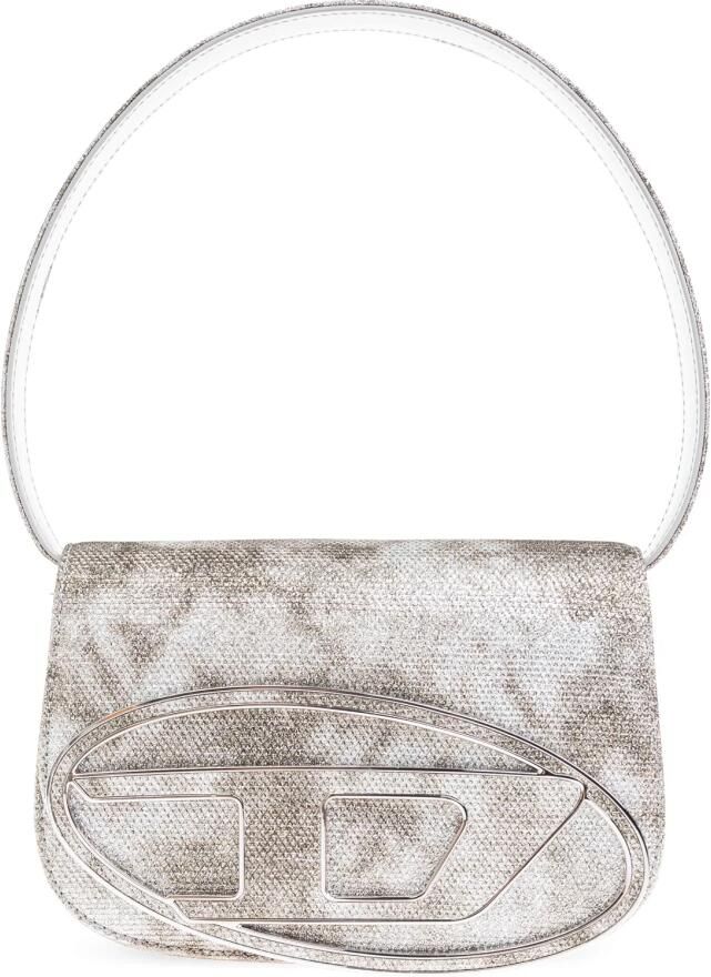 Diesel Beige Synthetische Schoudertas met Klep Beige Dames - Foto 4