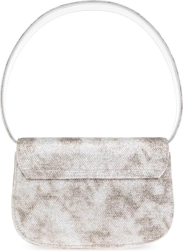 Diesel Beige Synthetische Schoudertas met Klep Beige Dames - Foto 6