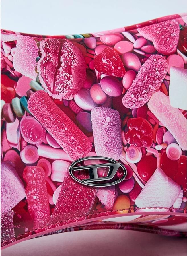 Diesel Play Pink Handtas met Grafische Print Pink Dames - Foto 8