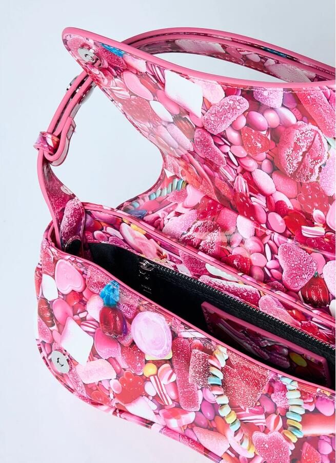 Diesel Play Pink Handtas met Grafische Print Pink Dames - Foto 10