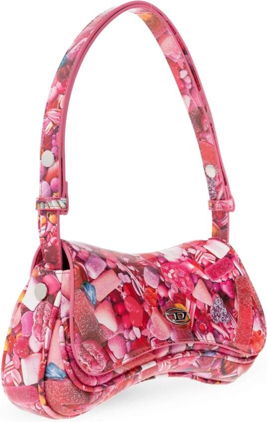 Diesel Play Pink Handtas met Grafische Print Pink Dames - Foto 18