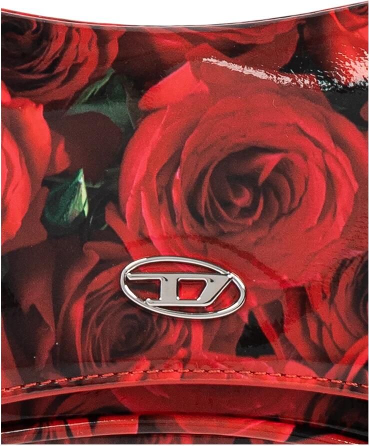 Diesel Clutches Floral Print Clutch Bag With Magnetic Closure in rood - Foto 3