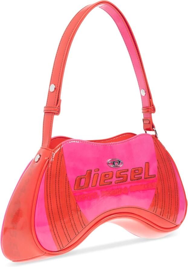 Diesel Play Schoudertas Rood Cyclaam Red Dames - Foto 8