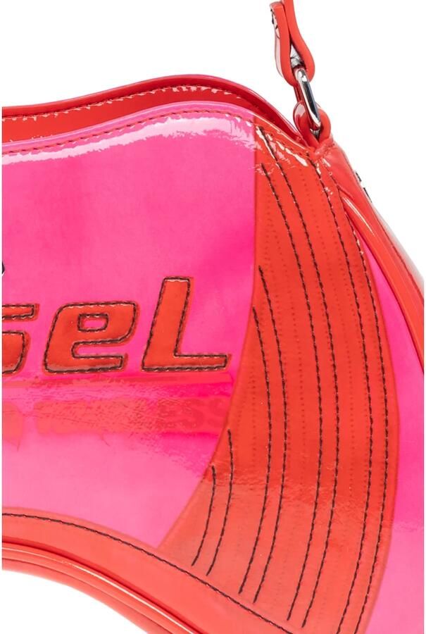 Diesel Play Schoudertas Rood Cyclaam Red Dames - Foto 9