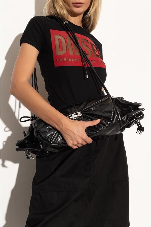 Diesel Zwarte Stijlvolle Tassen Collectie Black Dames - Foto 12