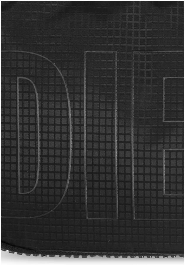 Diesel Zwarte Ruitpatroon Logoprint Tas Black - Foto 3