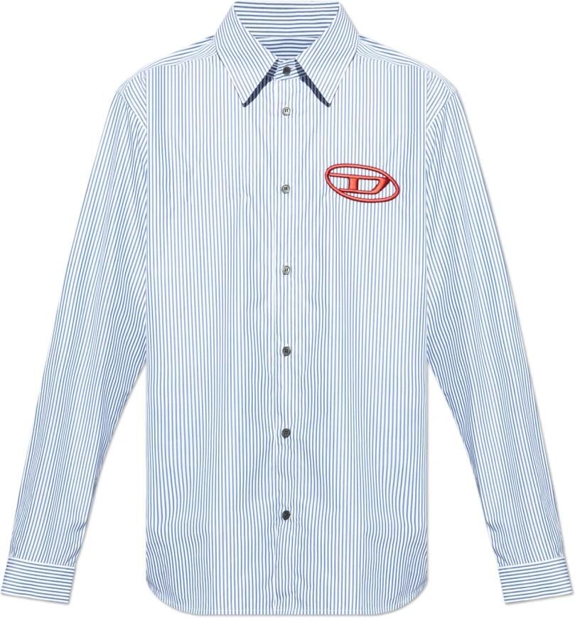 Diesel Shirt `S-Simply-E` Blue Heren