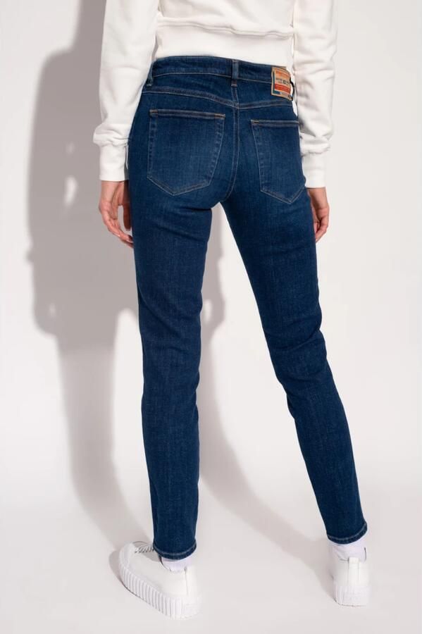 Diesel 2018 Slandy-matala 09c19 Super Skinny Fit Jeans Blauw Dames - Foto 7