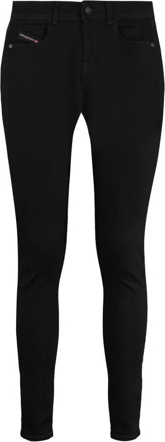 Diesel Skinny Jeans met Metalen Knopen Black Dames - Foto 6