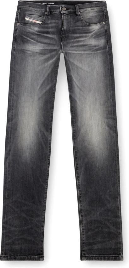 Diesel Zwarte Katoenen Denim Jeans Regular Fit Black Heren - Foto 7