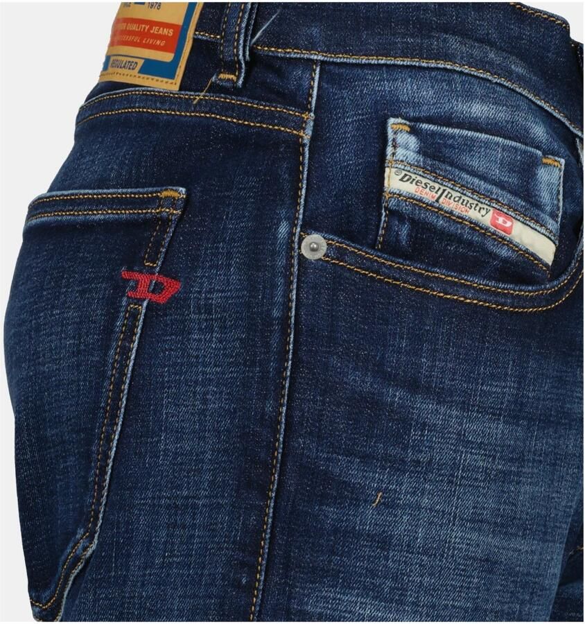 Diesel Blauwe Denim Jeans 5-Pocket Stijl Blue Heren - Foto 5