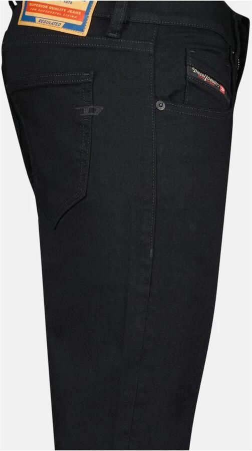 Diesel Casual Straight Zwart Katoen Jeans Black Heren - Foto 2