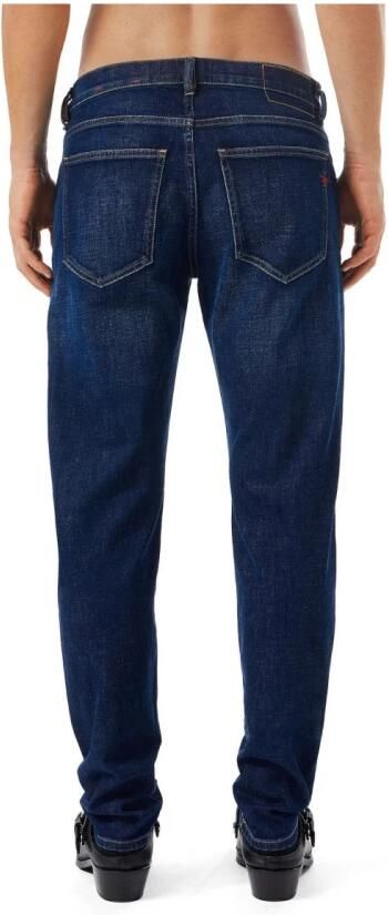 Diesel Donkerblauwe Stretch Denim Slim Fit Jeans Blauw Heren - Foto 11