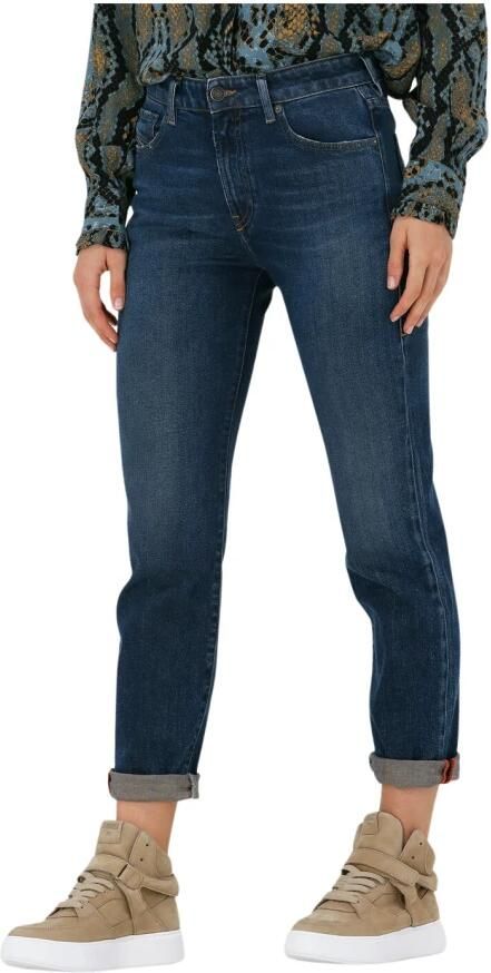Diesel Blauwe Denim Dames Jeans Regular Fit Blue Dames - Foto 5