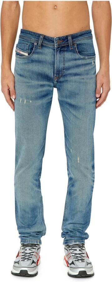 Diesel Slim-Fit Denim Broek Blauw Heren