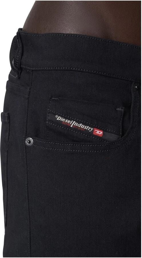 Diesel Slim Fit Zwart Denim 2019 D-Strukt Black Heren - Foto 11