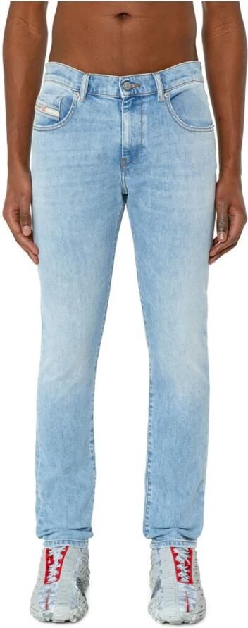 Diesel Slim Stretch Jeans Light Denim Blue Heren