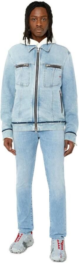 Diesel Slim Stretch Jeans Light Denim Blue Heren - Foto 3
