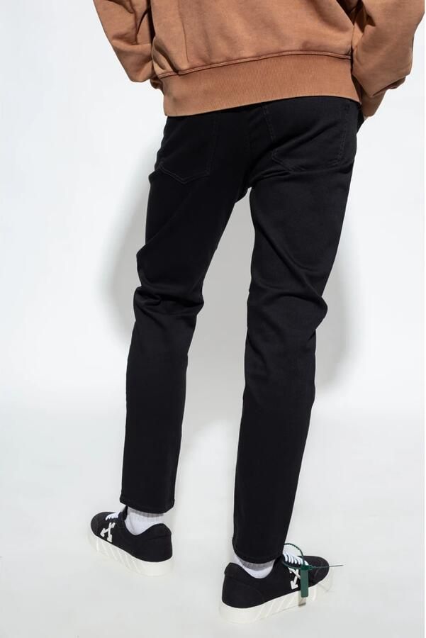 Diesel Slim Fit Zwart Denim 2019 D-Strukt Black Heren - Foto 3