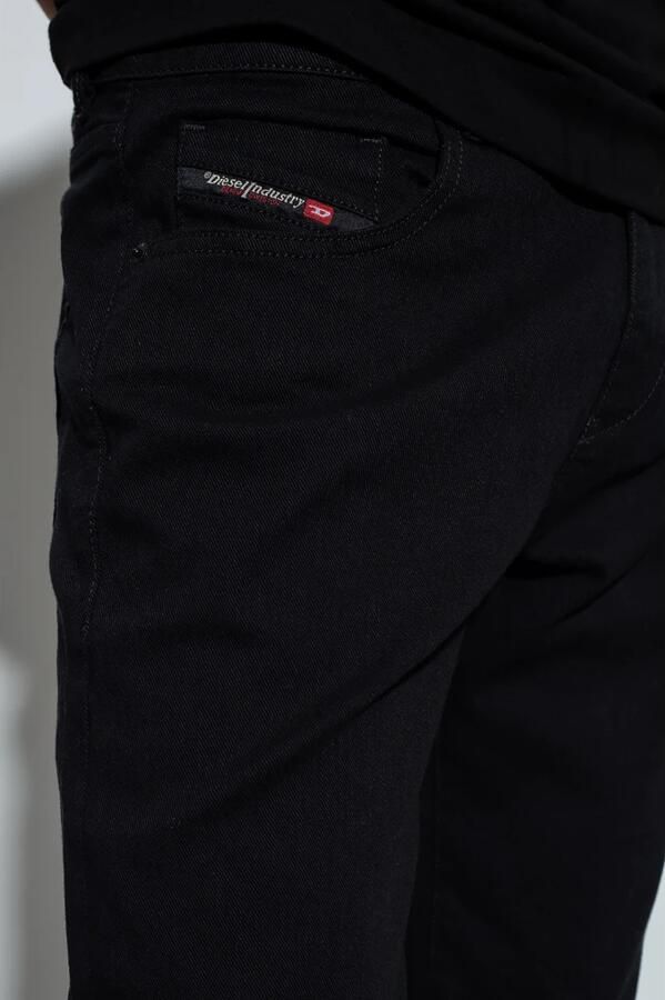 Diesel Slim Fit Zwart Denim 2019 D-Strukt Black Heren - Foto 9