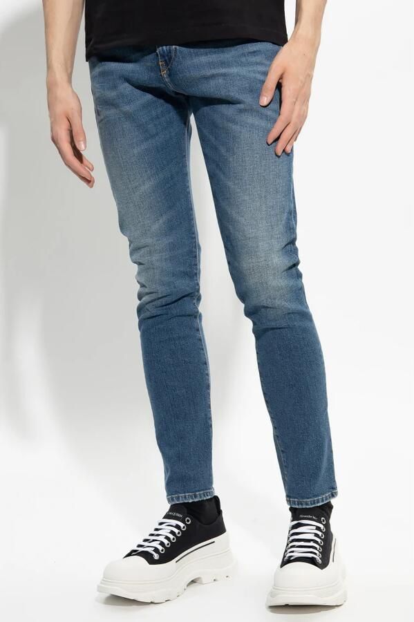Diesel Blauwe Slim-Fit Jeans voor Heren Blauw Heren - Foto 14