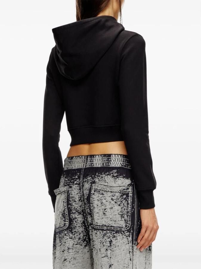 Diesel Zwarte Sweatshirt Stijlvol Comfortabel Vrouwen Black Dames - Foto 2