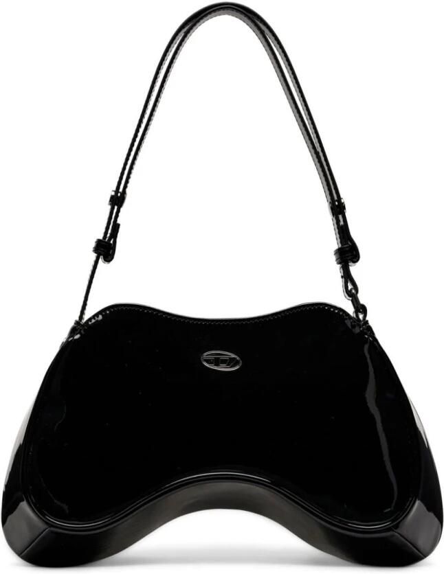 Diesel Zwarte Play schoudertas van synthetisch leer Black Dames - Foto 4
