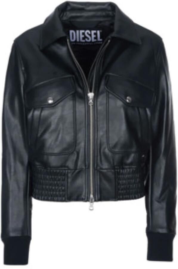 Diesel Stijlvolle Jas Black Dames