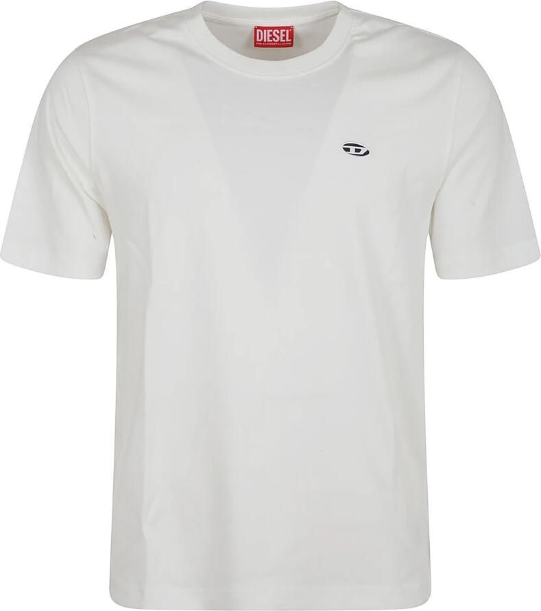 Diesel Stijlvolle T-shirts voor Mannen en Vrouwen White Heren