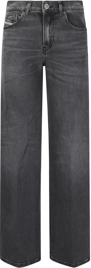 Diesel Straight Leg Five Pocket Jeans Gray Dames - Foto 10