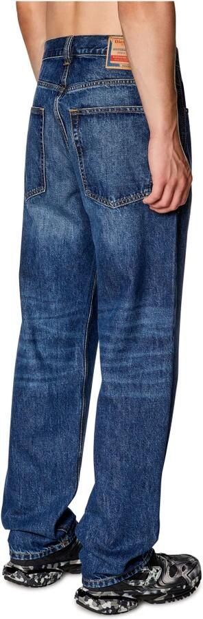 Diesel Klassieke Five-Pocket Jeans met Leren Patch Blue Heren - Foto 17