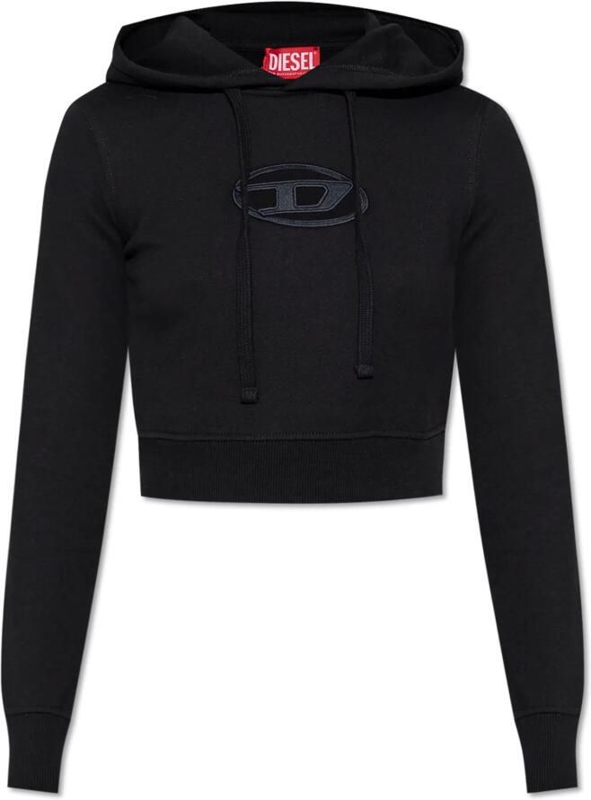 Diesel Zwarte Sweatshirt Stijlvol Comfortabel Vrouwen Black Dames - Foto 9