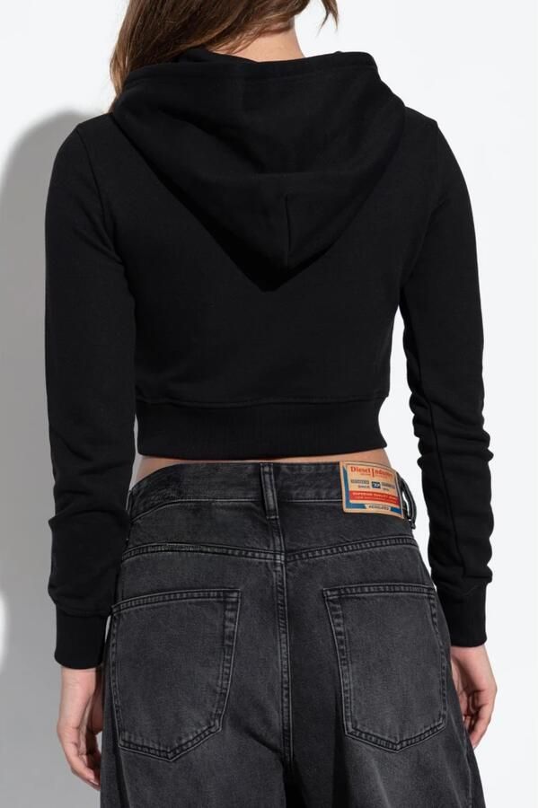 Diesel Zwarte Sweatshirt Stijlvol Comfortabel Vrouwen Black Dames - Foto 8