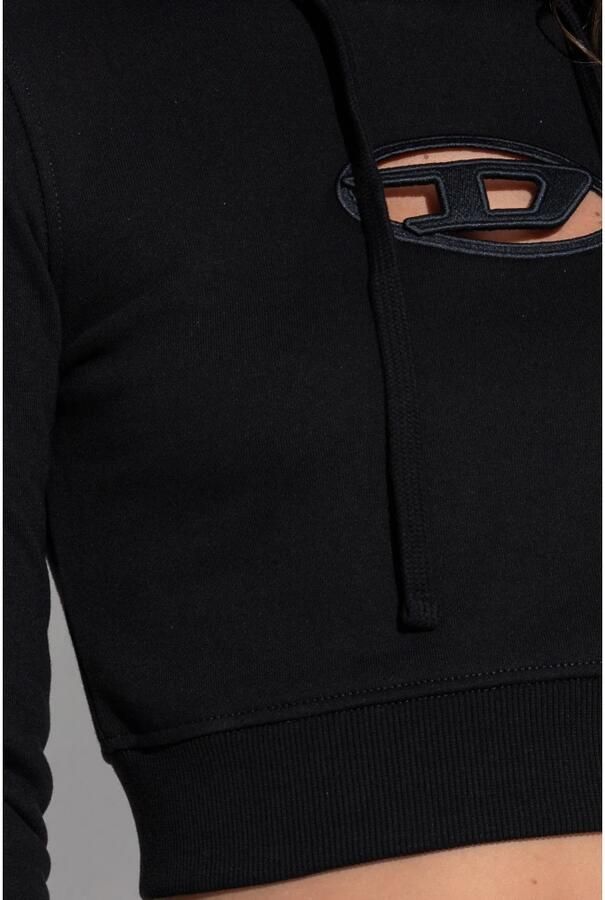 Diesel Zwarte Sweatshirt Stijlvol Comfortabel Vrouwen Black Dames - Foto 5