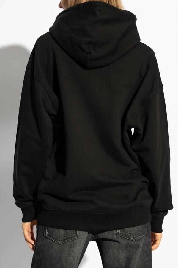 Diesel Zwarte Hoodie S-Ummer-Bigoval Collectie 2025 Black Heren - Foto 8
